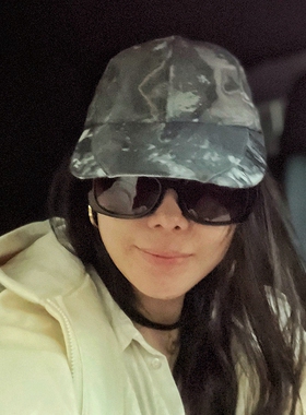 春秋女迷彩灰色时尚百搭棒球帽
