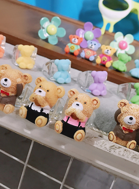 ins鞋带扣童趣风卡通透明戒指环