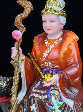 黑老太太神像黑妈妈神佛像