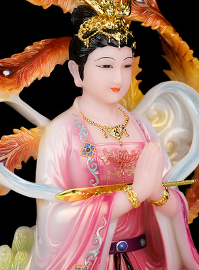 九天玄女娘娘神像九天圣母娘娘像九天玄母娘娘真身像家用供奉摆件