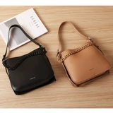 Сумка на одно плечо, модная сумка через плечо, цепь, 2020, из натуральной кожи