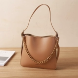 Сумка на одно плечо, модная сумка через плечо, цепь, 2020, из натуральной кожи