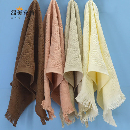 Quastenhandtuch aus Gaze aus reiner Baumwolle, weich und fusselfrei