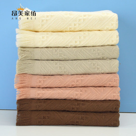 Quastenhandtuch aus Gaze aus reiner Baumwolle, weich und fusselfrei