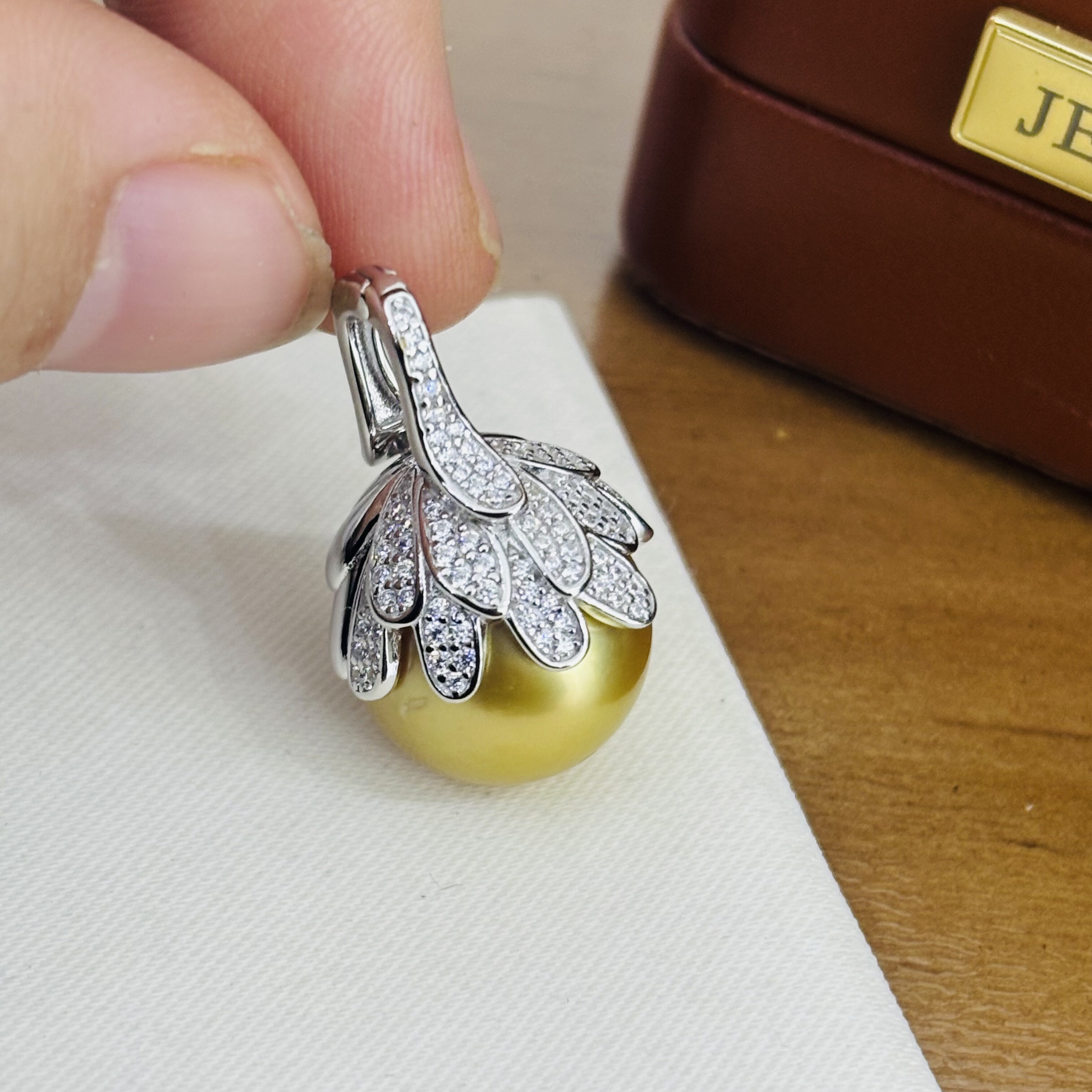 梨花盖帽万能扣吊坠diy配件可配12-13mm珍珠大吊坠,淘宝优惠券,粉丝福利购,淘宝优惠卷