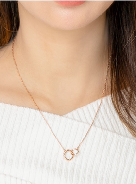 直邮~韩国代购Primaute正品 组合aespa 金纹庭 winter同款项链