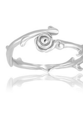 李宣美复古饰品韩国花朵戒指