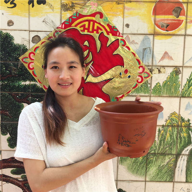 紫砂花盆清仓特大号多肉植物花盆君子兰花盆陶瓷家用绿萝花盆特价,淘宝优惠券,粉丝福利购,淘宝优惠卷