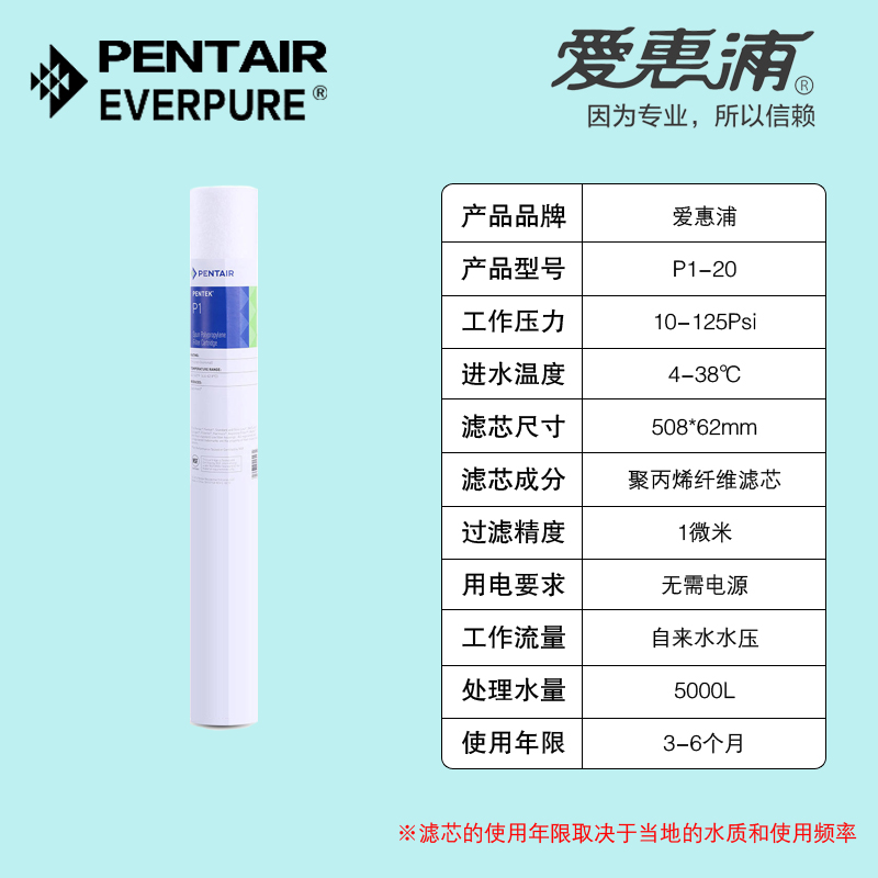 亏本清仓滨特尔爱惠浦净水器PP棉滤芯直饮机3M 沁园 10寸20寸通用 - 图1