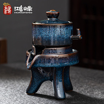 Kiln Changing Building Stone Grinding Sloth Man Tea Pot Automatic Utiliti Tea Kit Home Tea Cup Single Punch Tea Machine Ceramics