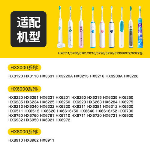 飞利浦电动牙刷充电器HX6100适配HX6511HX6730HX3226/16充电底座 - 图2