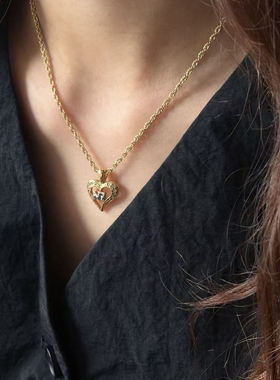 中古vintage金色项链莲娜丽姿合集