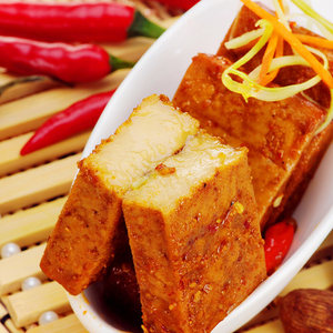 劲仔厚豆干豆腐干五香干素食泡椒香辣味休闲小吃辣味零食网红豆干