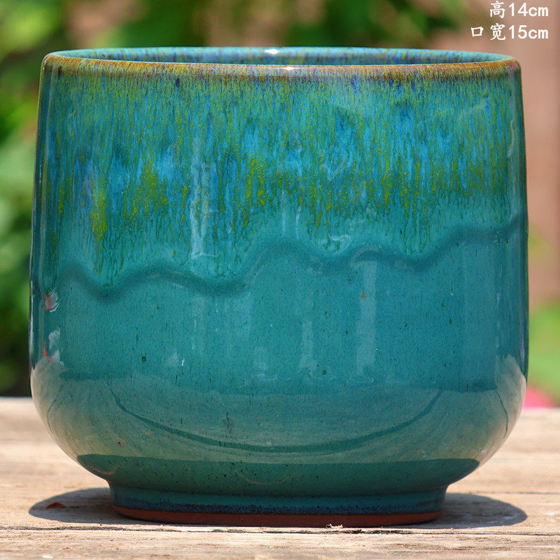 手工粗陶绿植花盆陶罐大口径高陶瓷粗陶多肉盆室内家用兰花绣球盆,淘宝优惠券,粉丝福利购,淘宝优惠卷