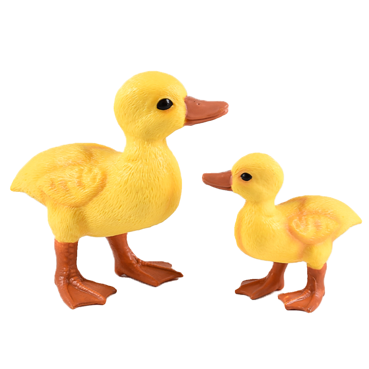 实心儿童农场仿真家禽动物模型玩具可爱大号小黄鸭Duck鸭认知礼物 - 图3