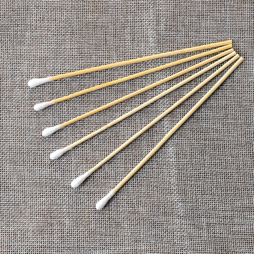 医用长棉签15cm 一次性灭菌棉棒妇科用小头长杆无菌脱脂棉棉花棒 - 图1