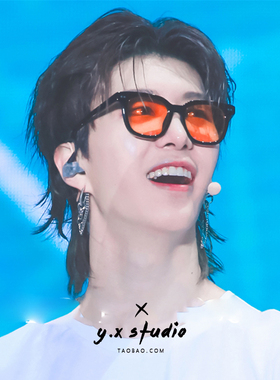 范丞丞同款红色墨镜男太阳镜女