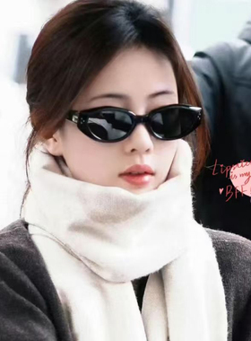 2024新款GM墨镜女潮高级感猫眼辣妹防紫外线白鹿同款太阳眼镜近视