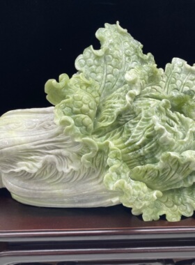 玉石白菜摆件天然特价新款