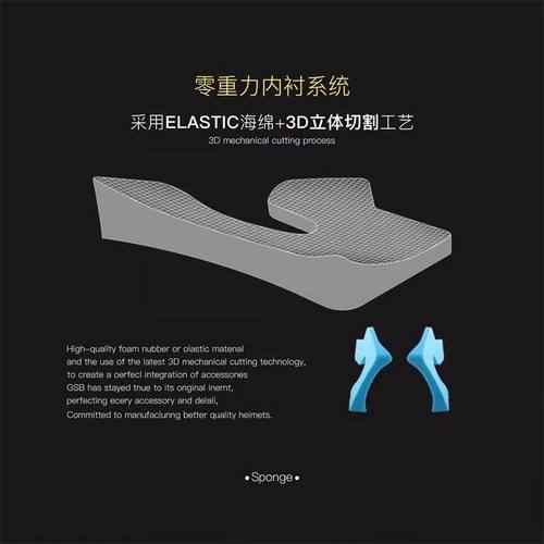 GSB263原厂头盔内衬透气可拆洗 - 图3