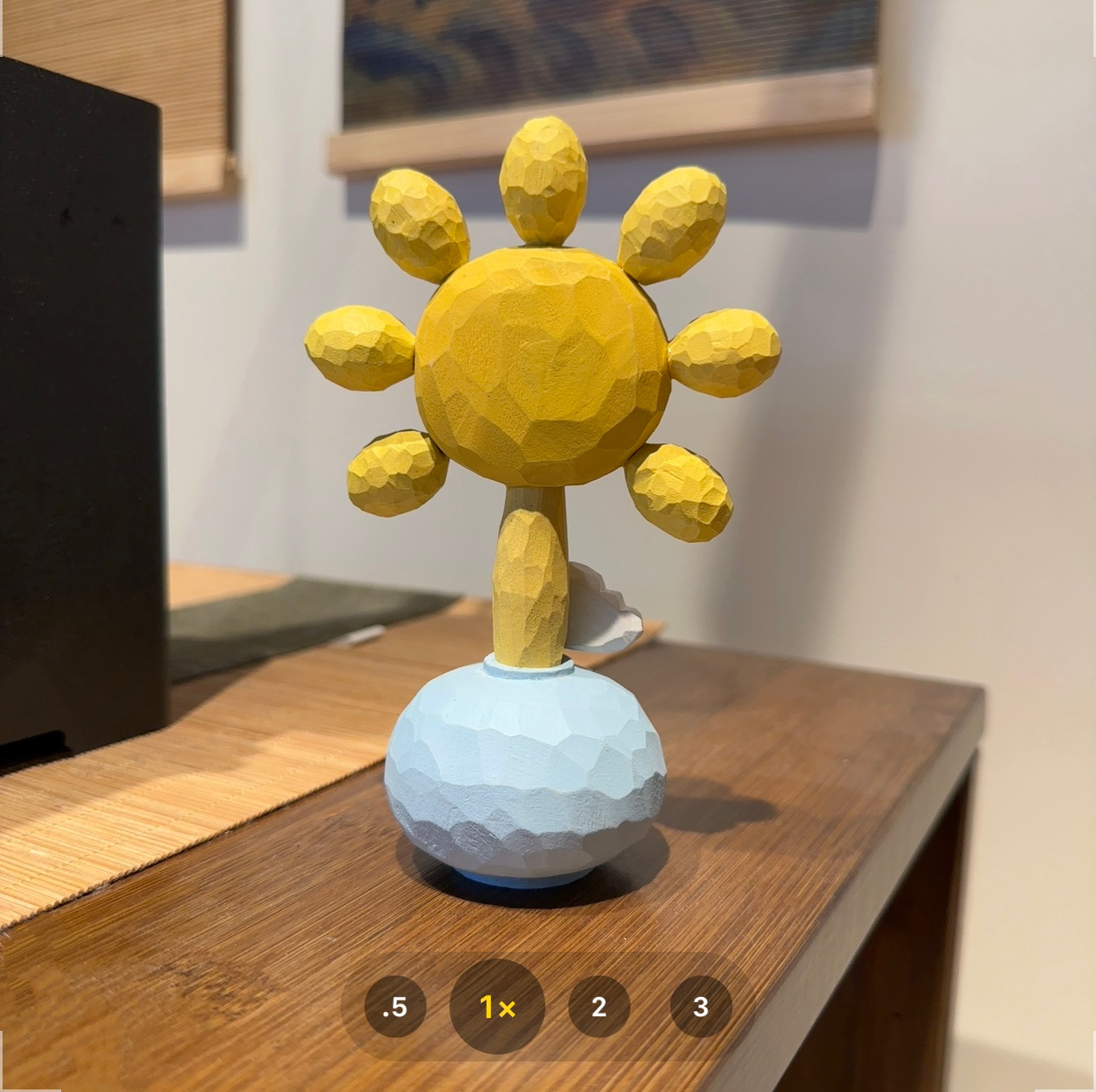 太阳花手工木雕摆件可爱治愈系创意办公室桌面装饰品送人礼物,淘宝优惠券,粉丝福利购,淘宝优惠卷