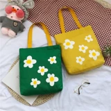 Свежая сумка на одно плечо, милая сумка через плечо в форме цветка, в цветочек