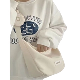 Вместительная и большая модная нейлоновая водонепроницаемая сумка на одно плечо для отдыха