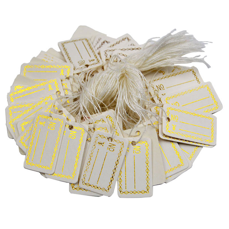 首饰挂绳标签500个一包 首饰价签 价格牌 标价签牌 吊牌手写 价签,淘宝优惠券,粉丝福利购,淘宝优惠卷