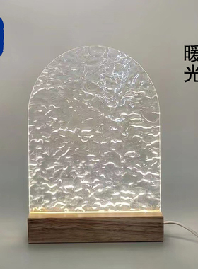 掐丝珐琅小夜灯diy手工材料氛围灯团建学校礼物金丝画亚克板玻璃