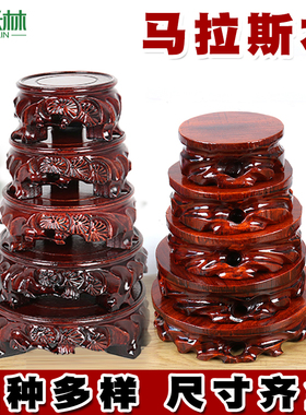 圆形佛像花盆底座欧米林