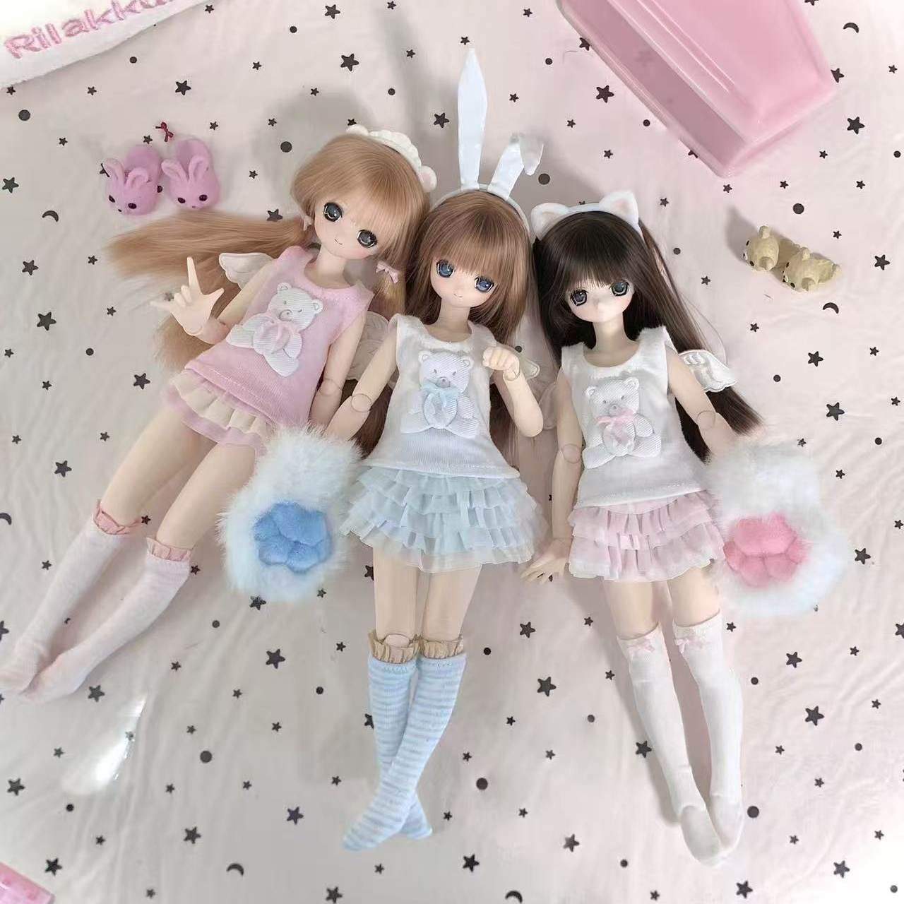 bjd小六尺寸 azone6分 ob22 ob24 Blythe自制短裙 蛋糕裙,淘宝优惠券,粉丝福利购,淘宝优惠卷