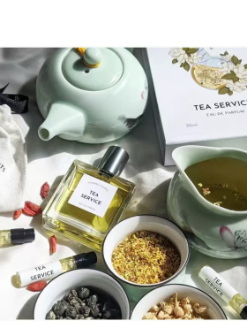 追逐之香抹茶时光茶水服务tea service雨茶垂枝玫瑰苦瓜正装 便携