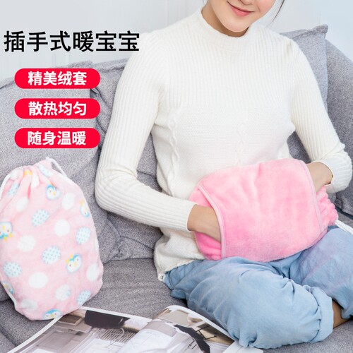 欧莱鸟汤婆子注水热水袋加厚暖手宝热敷暖肚子床上暖脚壶暖被窝 - 图1