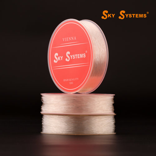 SKY品牌水晶透明白色圆形串珠弹力线约0.5~1.2mm - 图0