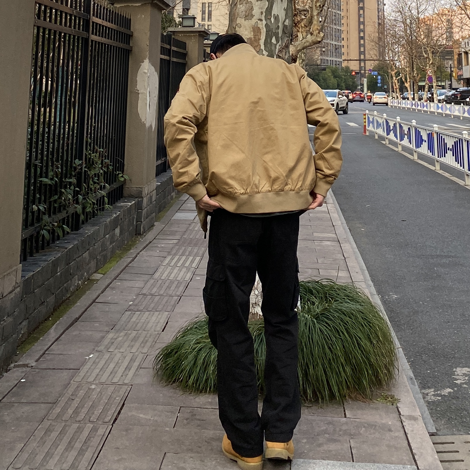 NICE LILI春秋美式复古M1942坦克服夹克阿美咔叽立领硬汉外套男 - 图1