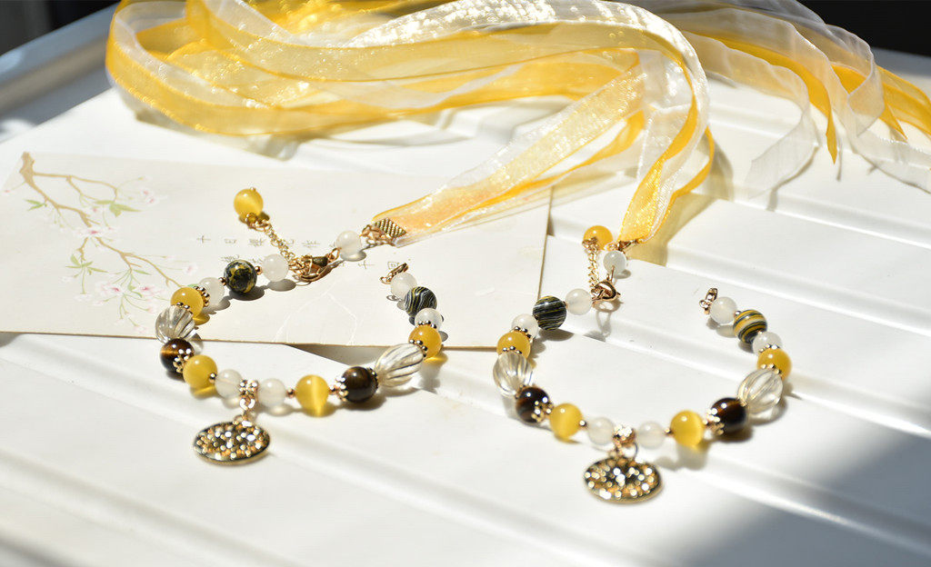 王者荣耀手链原创设计日常王者荣耀镜炽阳神光衍生款周边手环手链手作包邮