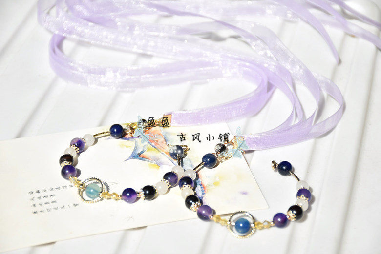 王者荣耀手链原创手作王者荣耀李信一念神魔衍生款周边日常首饰手链饰品包邮