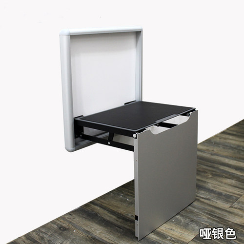 折叠换鞋凳壁挂式可收纳玄关椅门口鞋柜隐形穿鞋凳现代扶手浴室凳 - 图1