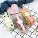 Meat floss and Becks cake roll transparent plastic box pastry box