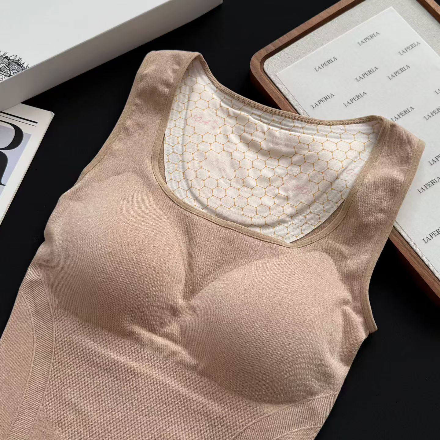 LP秋冬奢暖马甲女士带胸垫保暖背心无袖马甲免穿文胸秋冬新款多色,淘宝优惠券,粉丝福利购,淘宝优惠卷