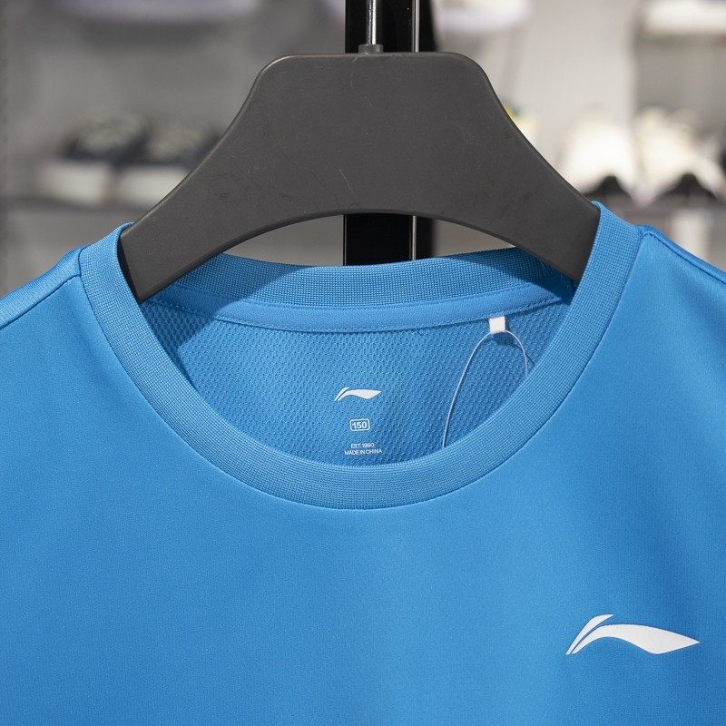 李宁正品羽毛球系列儿童宽松透气运动训练圆领短袖T恤AAYV092-3,淘宝优惠券,粉丝福利购,淘宝优惠卷