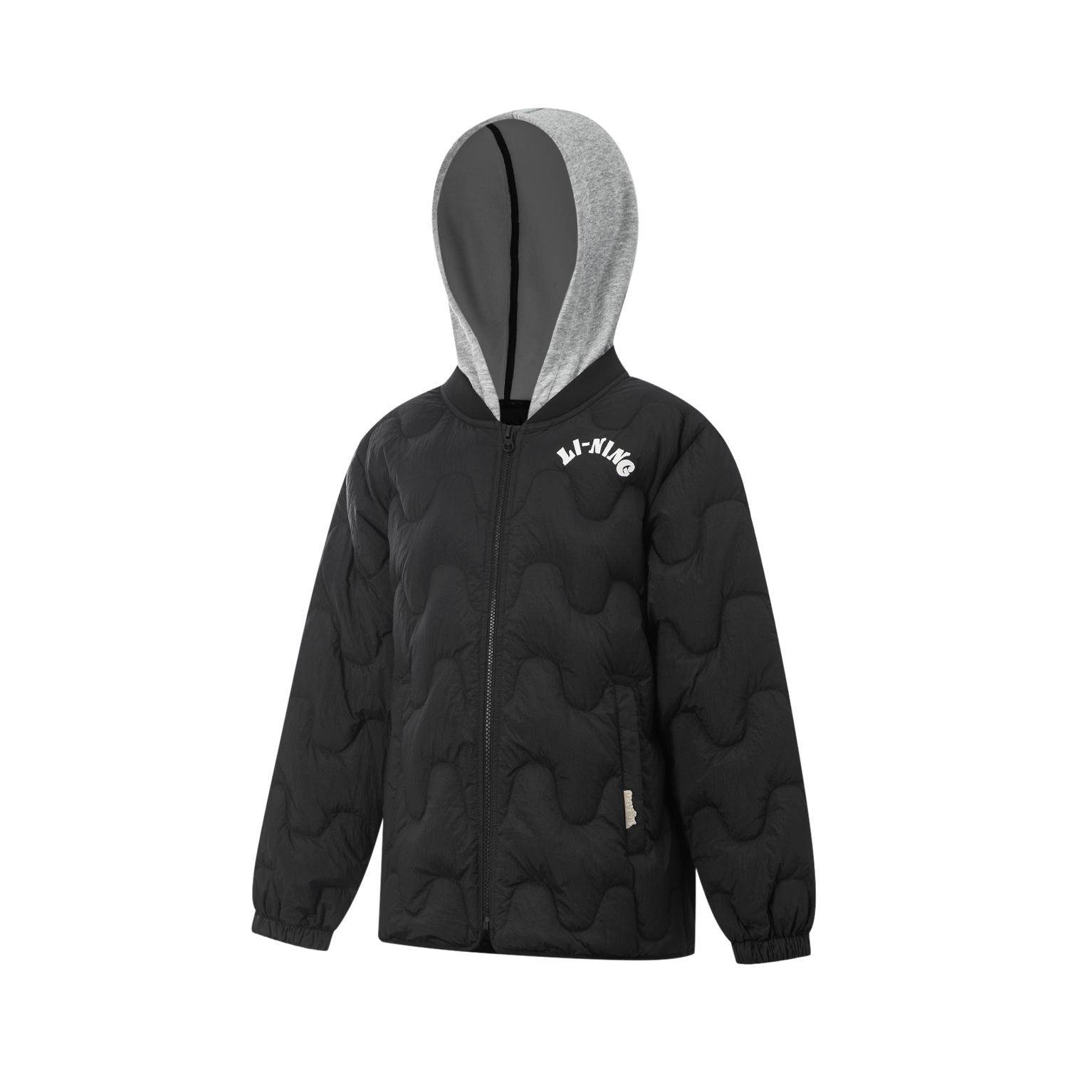 李宁正品运动生活系列男大童宽松保暖时尚户外连帽羽绒服YYMV083,淘宝优惠券,粉丝福利购,淘宝优惠卷