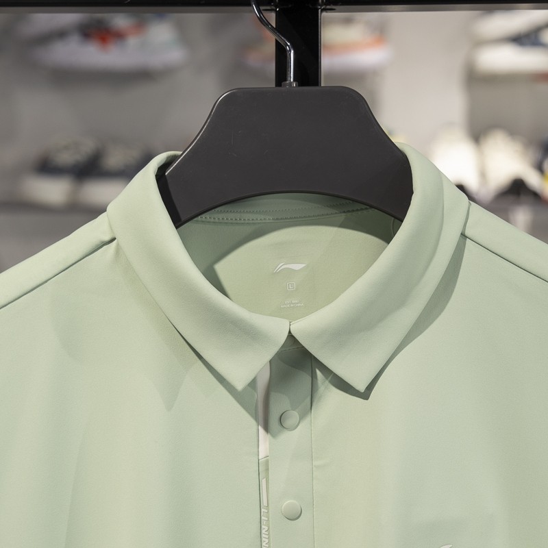 李宁正品健身系列男子冰丝凉感透气翻领运动短袖POLO衫APLV543-1,淘宝优惠券,粉丝福利购,淘宝优惠卷