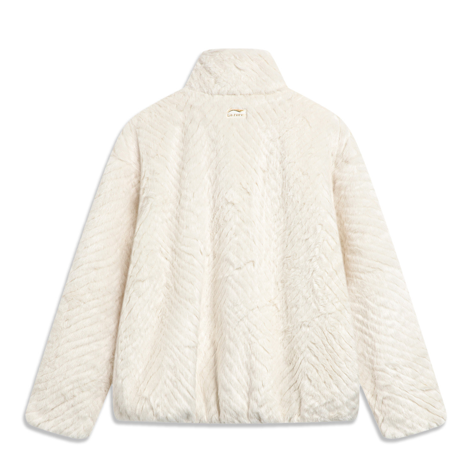 Lining/李宁正品日进斗金系列女子时尚宽松仿皮草短外套AJDU002,淘宝优惠券,粉丝福利购,淘宝优惠卷