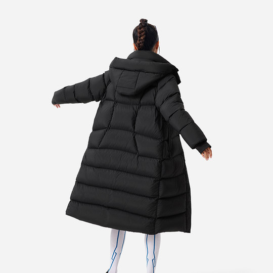 Li Ning genuine women's fluffy warm down jacket