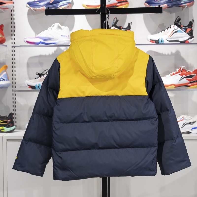 李宁正品篮球生活系列男大童时尚撞色防泼水保暖羽绒服YYMU023-4,淘宝优惠券,粉丝福利购,淘宝优惠卷