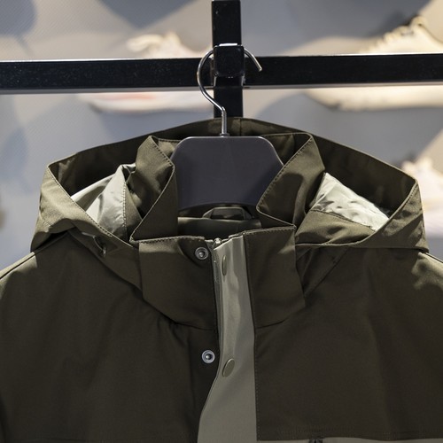 李宁正品2025新款男子美式复古透气运动连帽夹克外套AFDVC63-6 - 图1