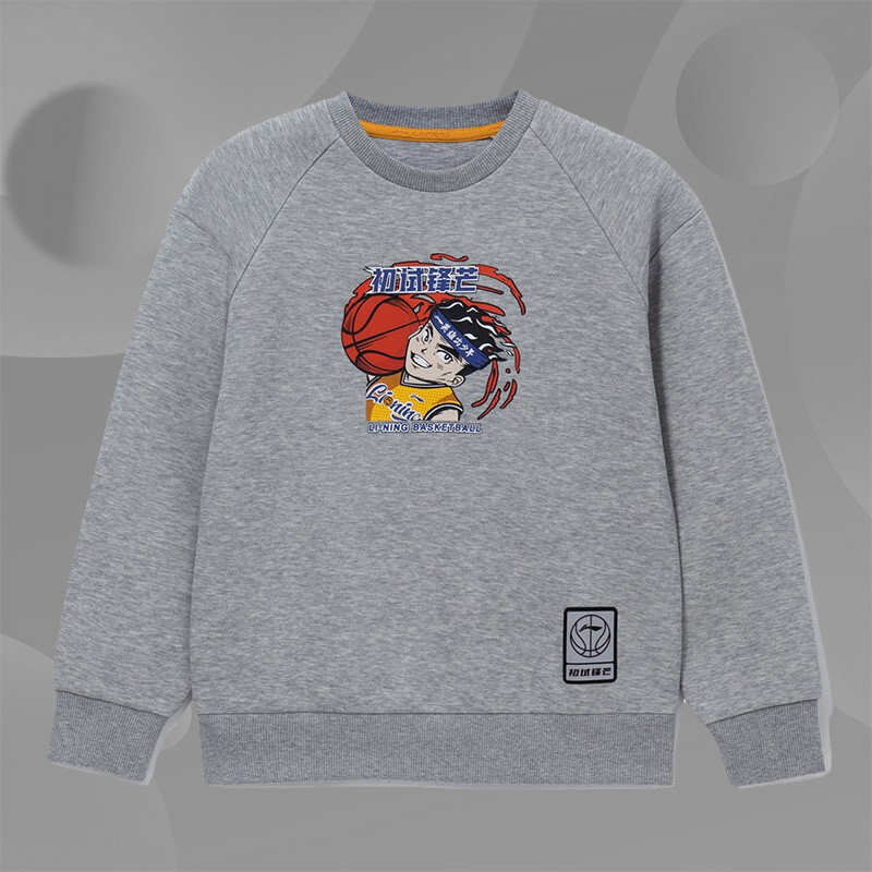 中国李宁男大童篮球系列套头无帽卫衣男童百搭运动服上衣YWDS019,淘宝优惠券,粉丝福利购,淘宝优惠卷