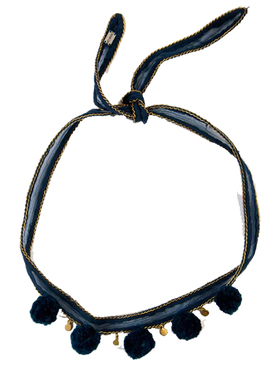 可爱绒球项圈ChanLuu细纱choker