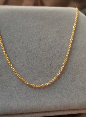 简约气质o字链万能钛钢项链女